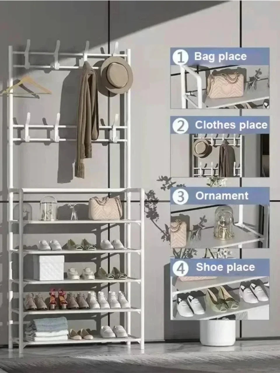 Smart Shoe Care – Multi-Layer Shoe Rack for Organized Living