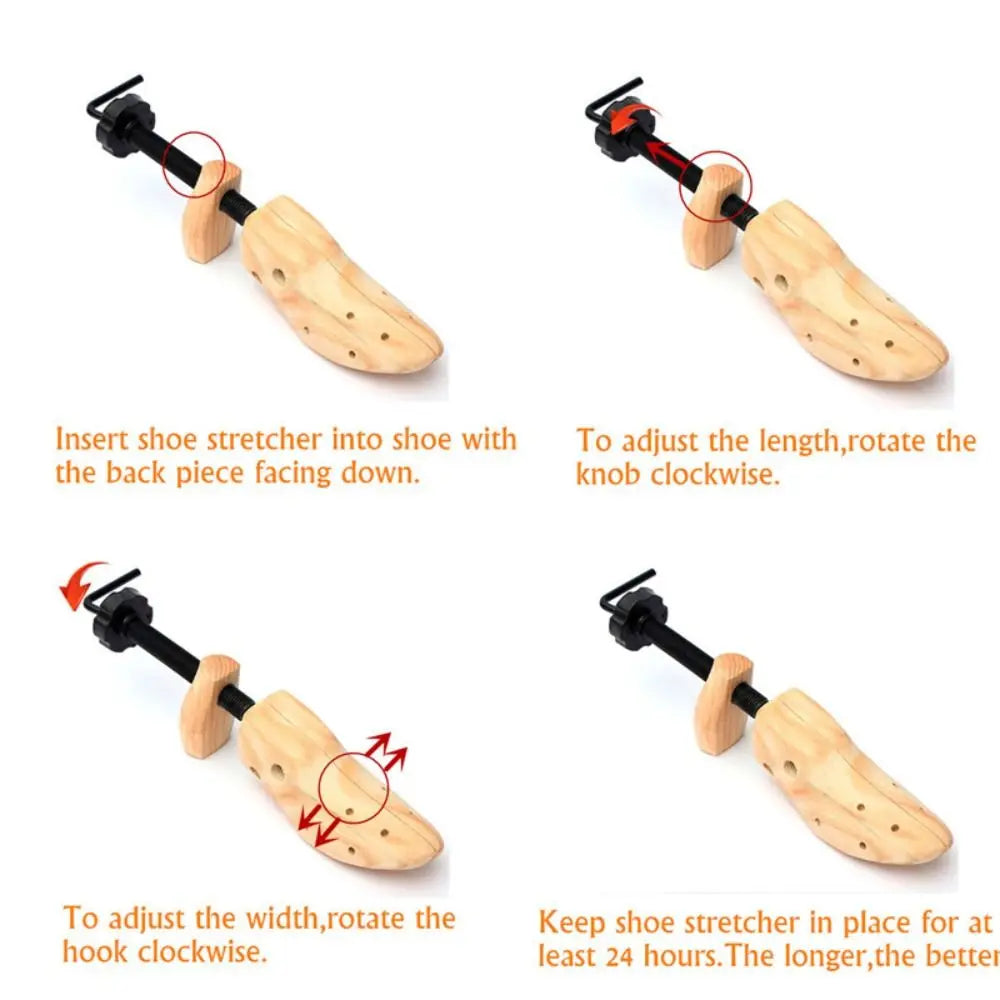 Preserve & Perfect – 2-Way Adjustable Wooden Shoe Stretcher