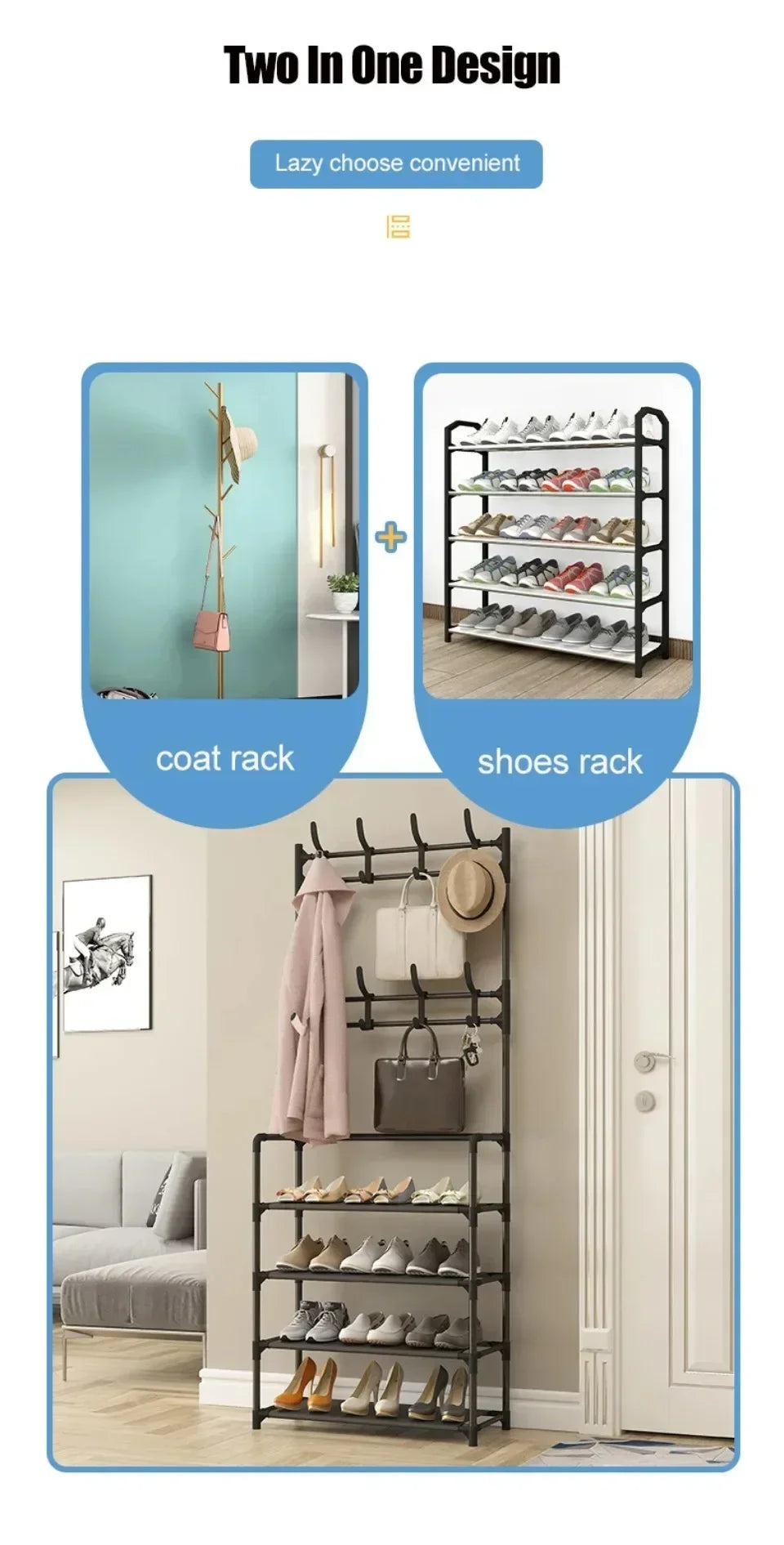 Smart Shoe Care – Multi-Layer Shoe Rack for Organized Living