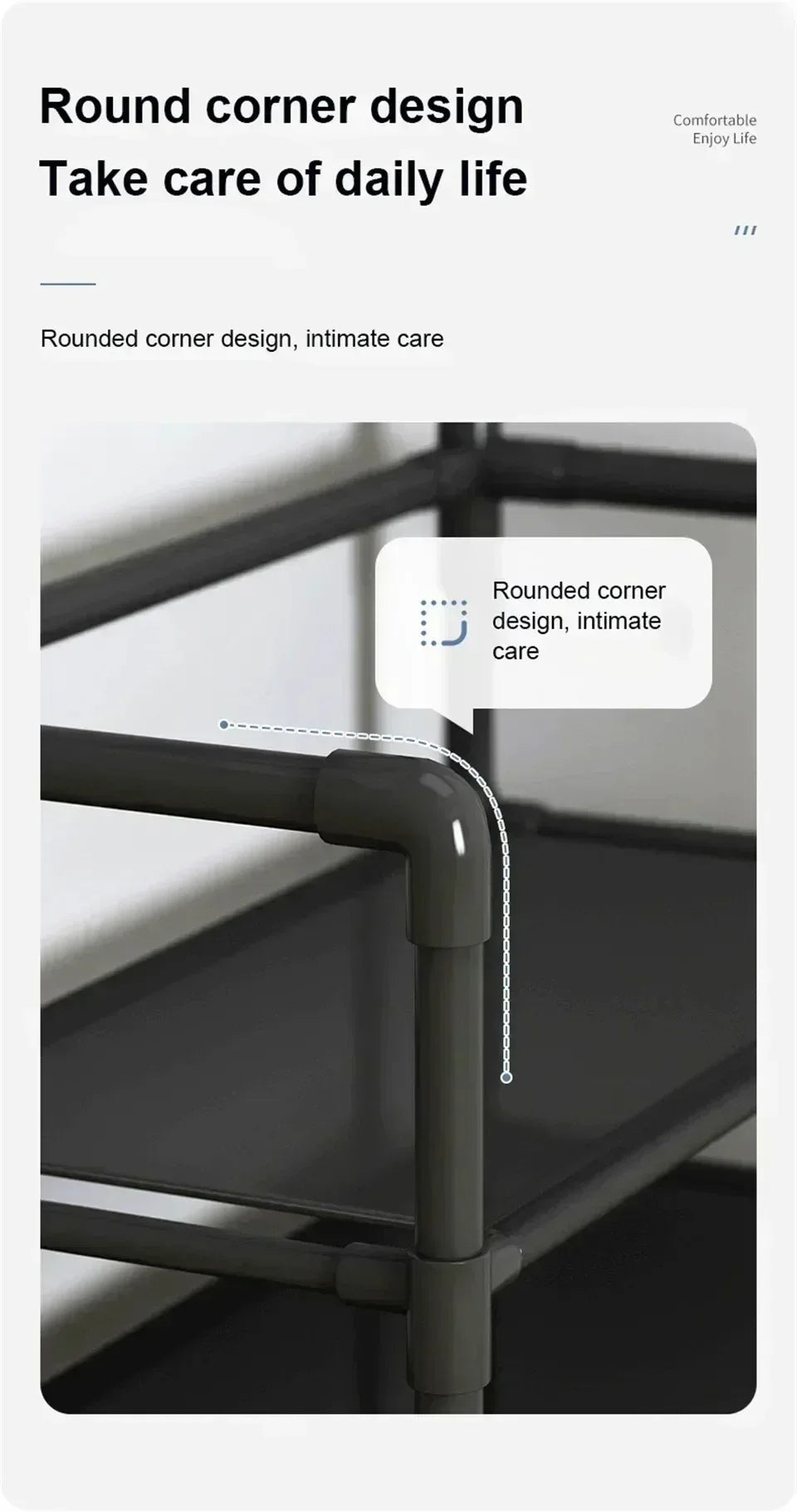 Smart Shoe Care – Multi-Layer Shoe Rack for Organized Living