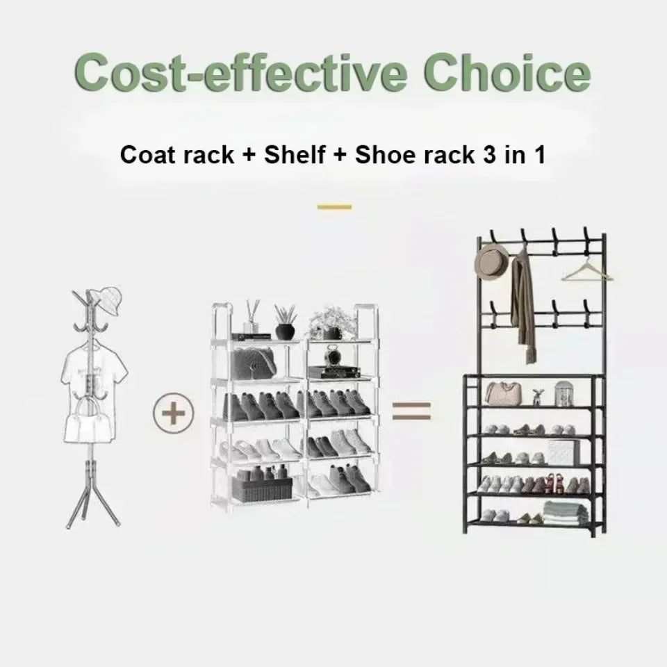 Smart Shoe Care – Multi-Layer Shoe Rack for Organized Living