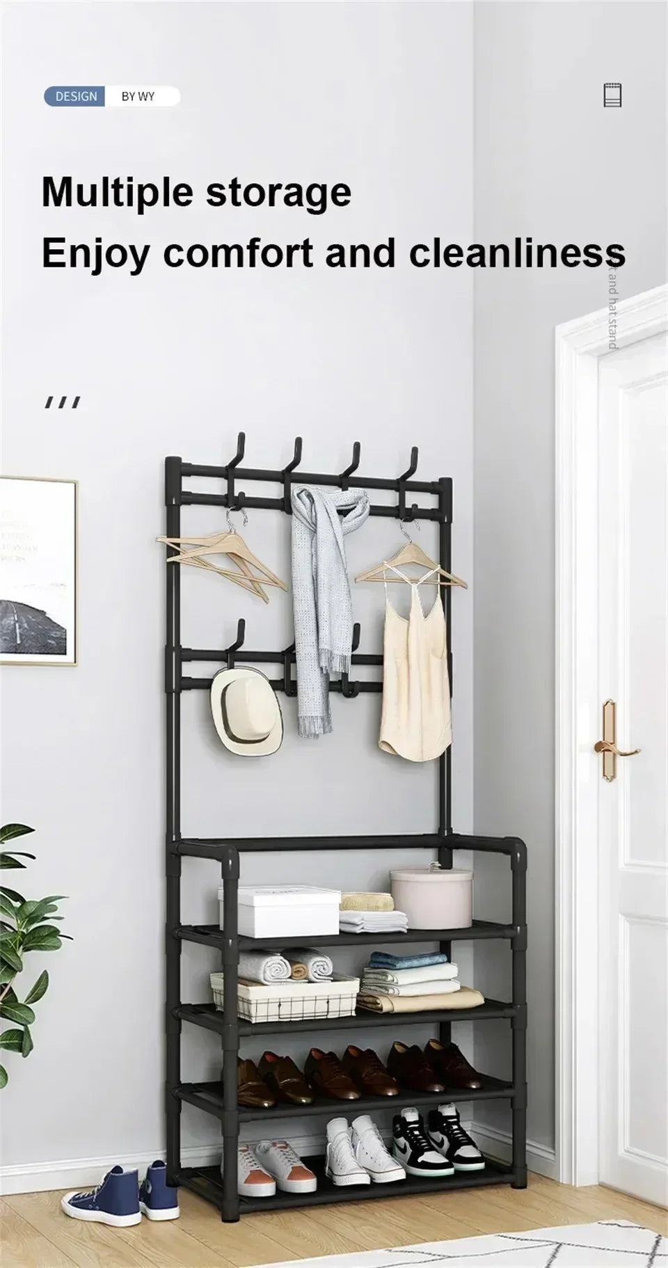Smart Shoe Care – Multi-Layer Shoe Rack for Organized Living
